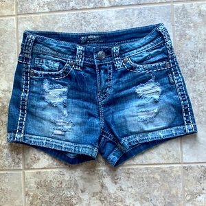 Silver Jeans denim shorts